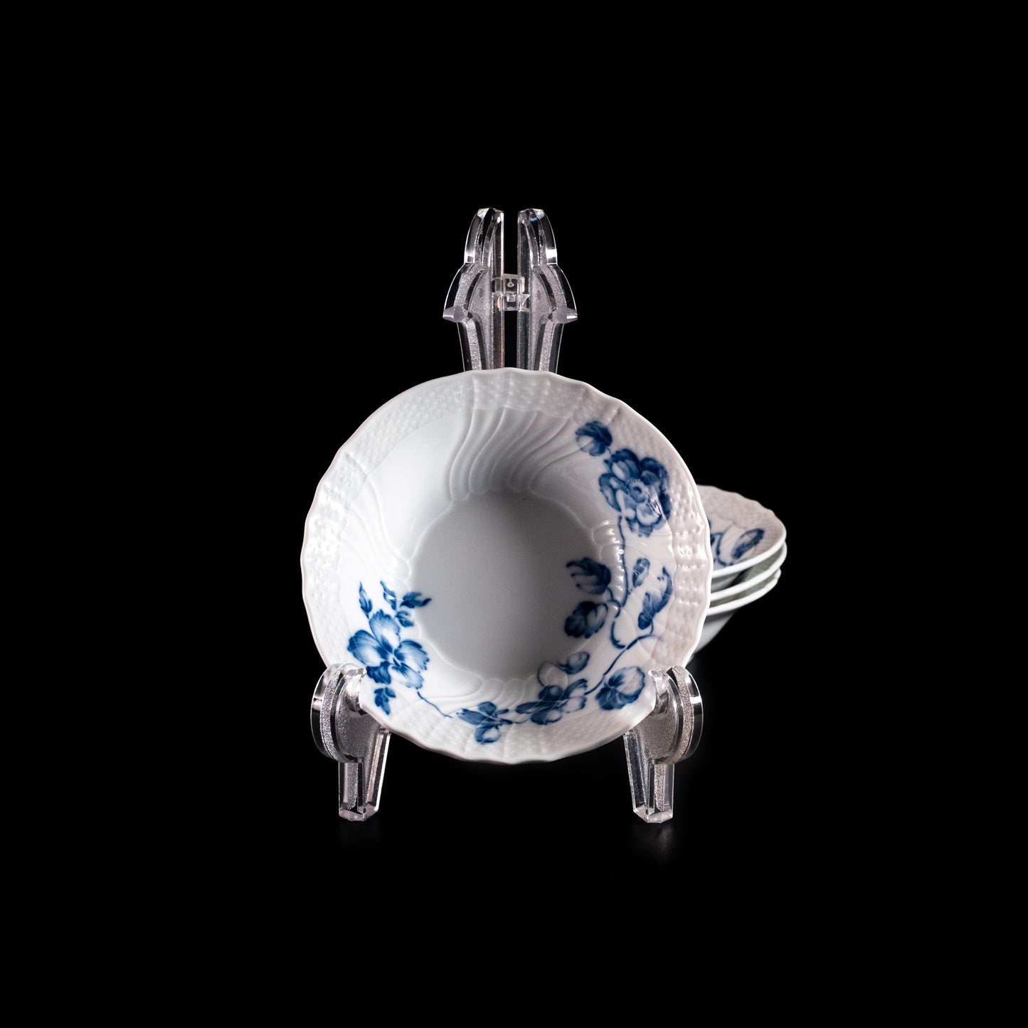 リチャードジノリ ブルーローズ フルーツソーサー 4枚セット